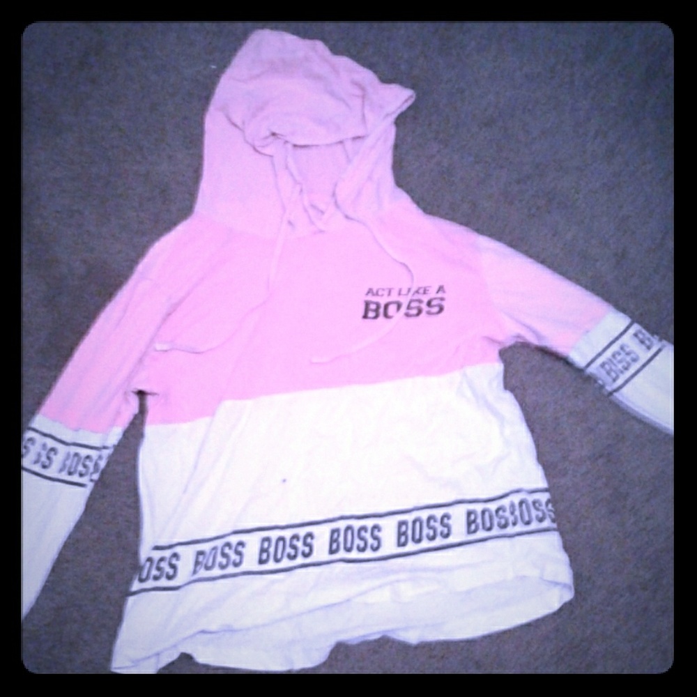 Pink boss shirt